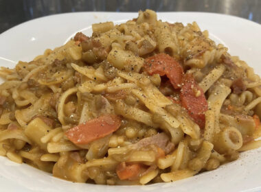 pasta e lenticchie alla napoletana