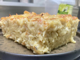 timballo di riso e patate al forno