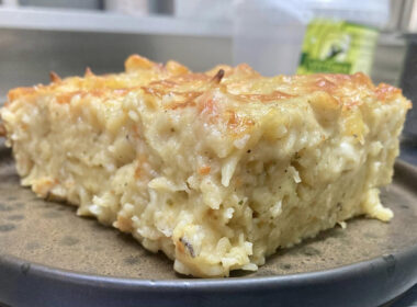 timballo di riso e patate al forno