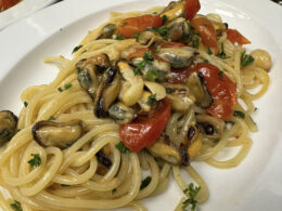 spaghetti aglio olio e cozze