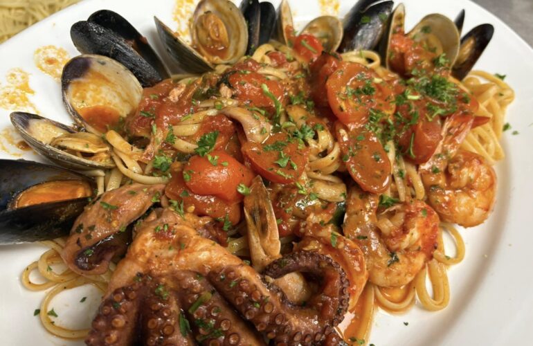 spaghetti alla zuppa di cozze