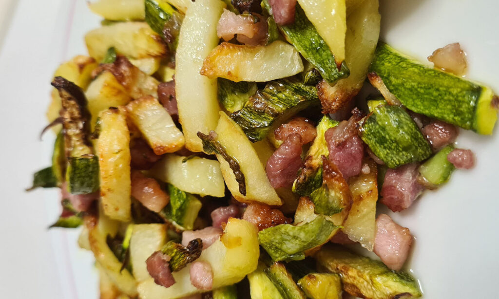PATATE, ZUCCHINE, CIPOLLOTTO