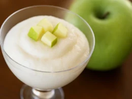 Una mousse di mela leggerissima