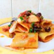 Paccheri con il baccalà alla siciliana