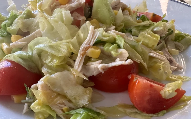 insalata di pollo di zio mimmo con mentuccia