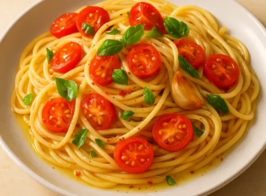 Spaghetti al pomodoro fresco