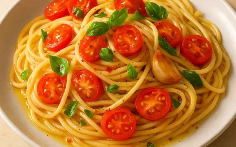 Spaghetti al pomodoro fresco