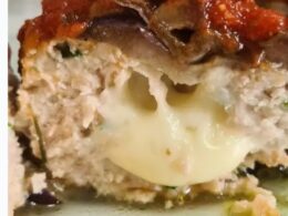 tortini di melanzane dal cuore di carne filante