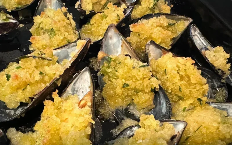 Cozze al gratin come le cucinano in Basilicata