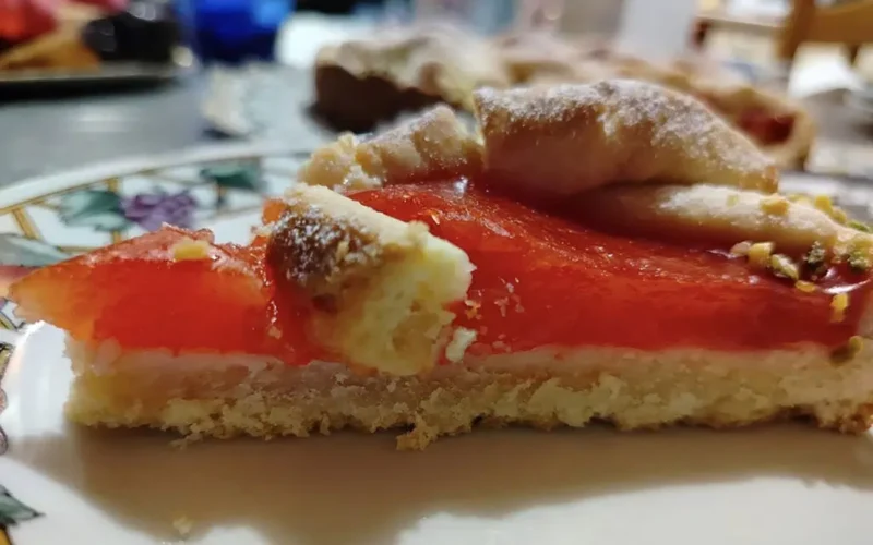 Crostata al succo di anguria