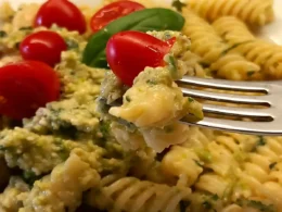 pasta con pesto di zucchine