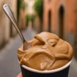 gelato con pane avanzato