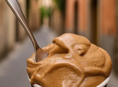 gelato con pane avanzato