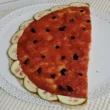 Piadina salata a forma di cocomero