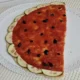 Piadina salata a forma di cocomero