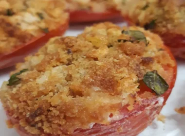 pomodori al gratin in friggitrice ad aria