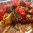 melanzane grigliate pomodorini e olive