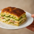 tiramisù salato con zucchine e scamorza