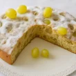 torta all'uva estiva senza impasto