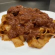 Pappardelle con Ragù di hamburger