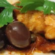 Straccetti di petto di pollo paesano lucano con papaccelle napoletane e mosto di vino cotto