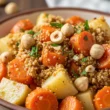 Carote con nocciole e salsa alla turca
