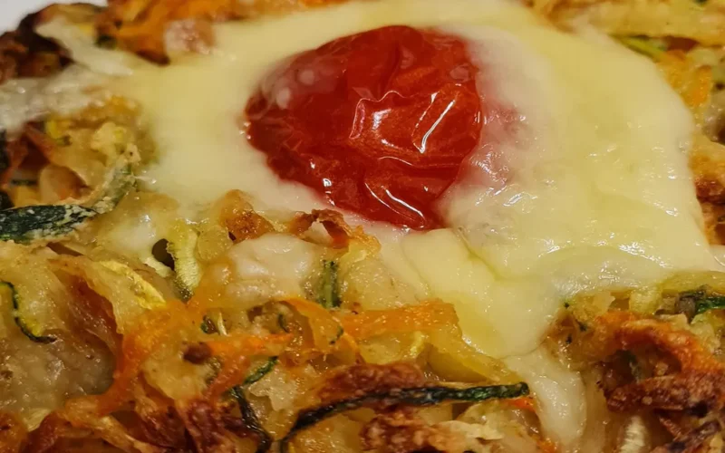 Nidi croccanti di carote patate e zucchine