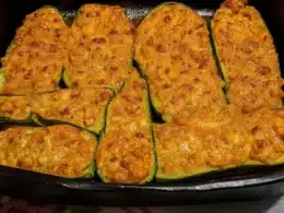 zucchine a barchetta ripiene