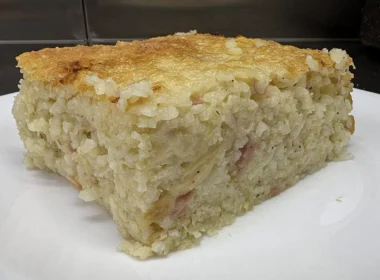 Sformato di riso con mortadella