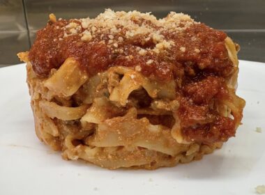 Tripoline con ricotta.
