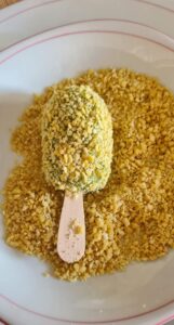 Gelatini croccanti di broccoli e patate dal cuore filante