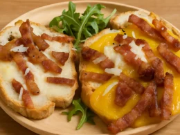 bruschette zucca e parmgiano