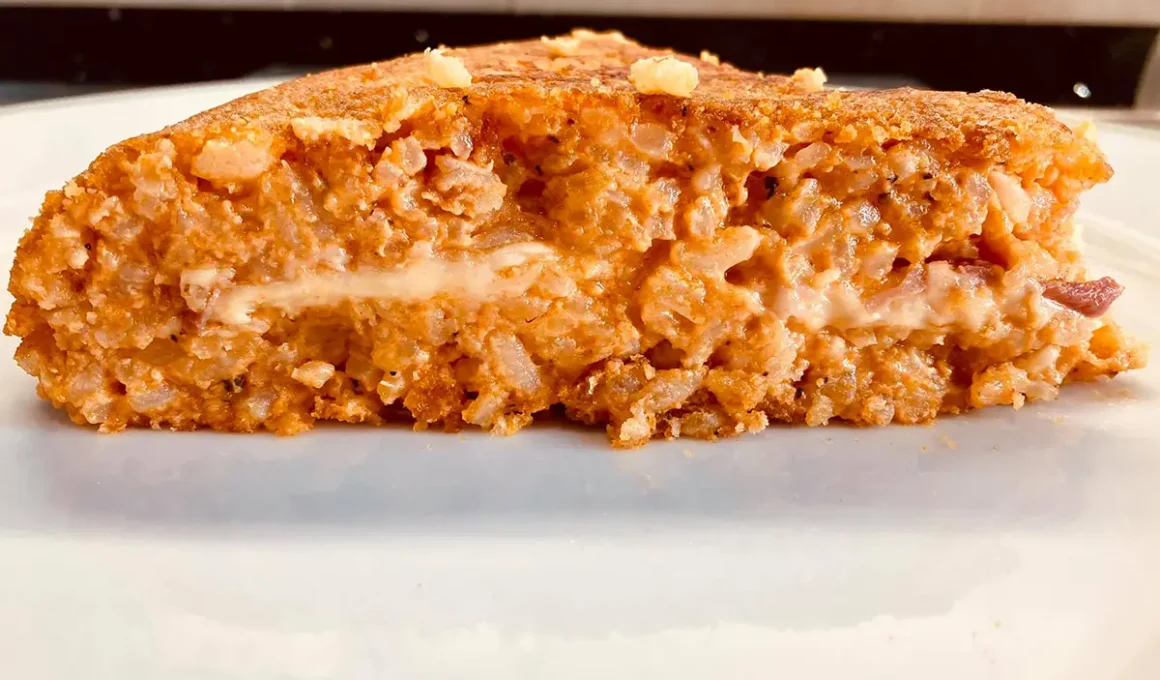 Sformato di riso in padella