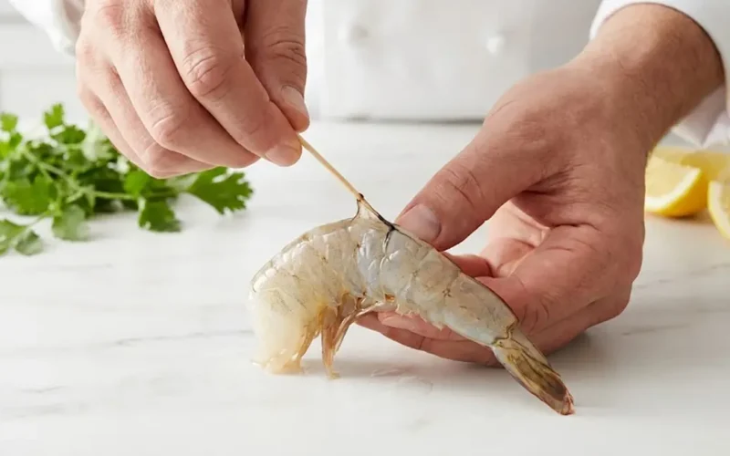 come pulire i gamberi