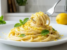 Pasta al Limone. Il trucco per farla cremosa senza panna