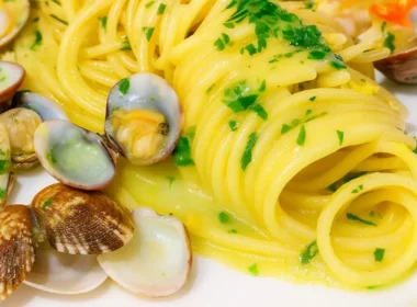 spaghetti vongole e limone