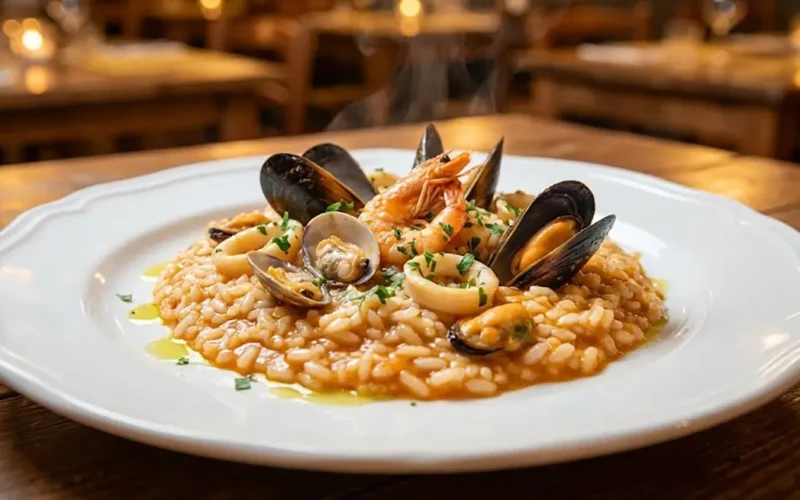 risotto alla pescatora