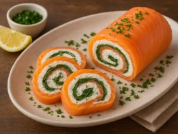 rotolo di salmone antipasti vigilia di natale