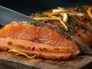 salmone marinato