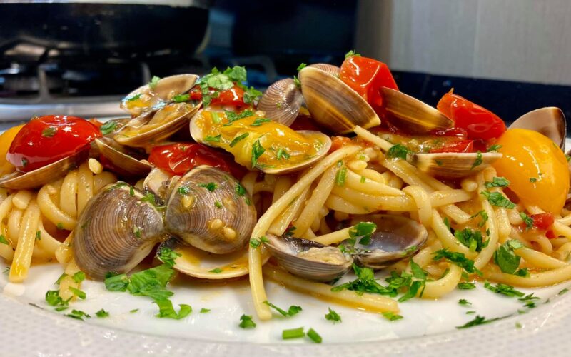 spaghetti vongole di sophia loren