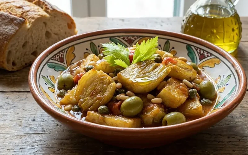caponata di finocchi