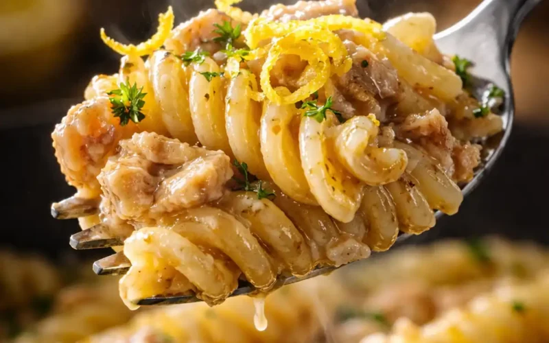 pasta al tonno cremosa