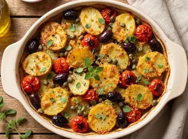 patate gratinate alla mediterranea