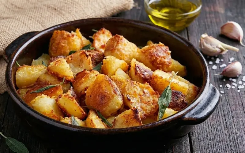 patate sabbiose croccanti al forno