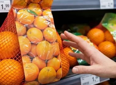 buccia non edibile al supermercato