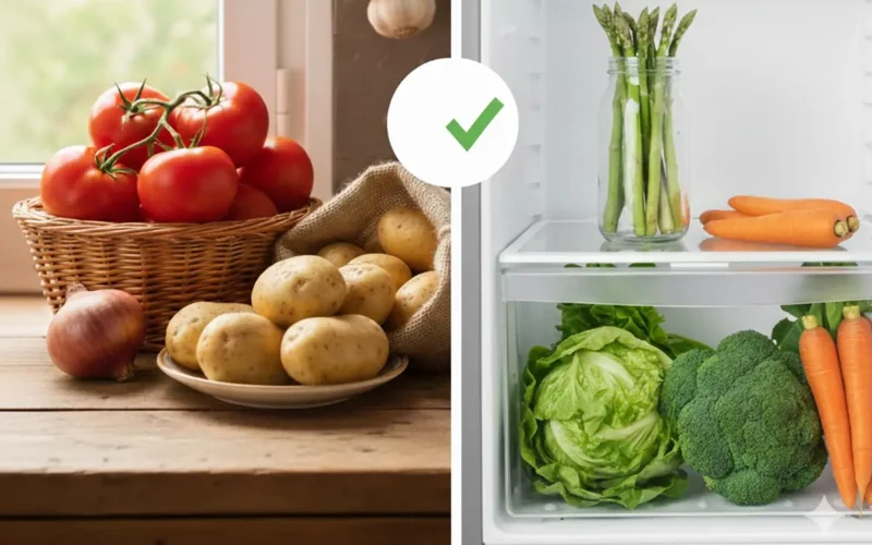 dove conservare le verdure