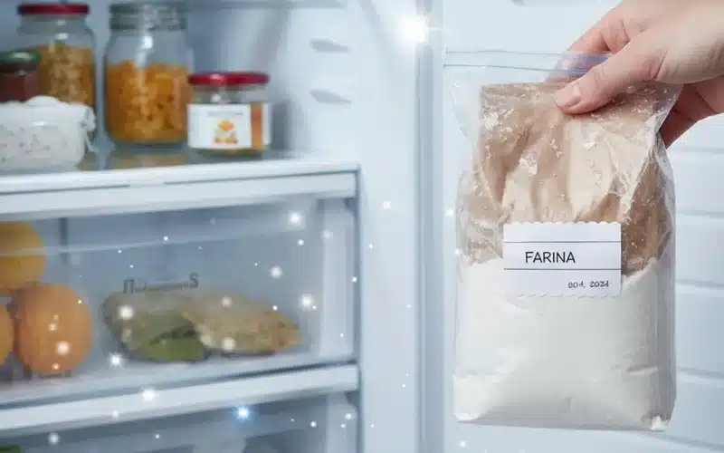 farina in freezer