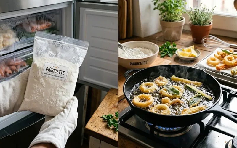 frittura perfetta farina nel freezer