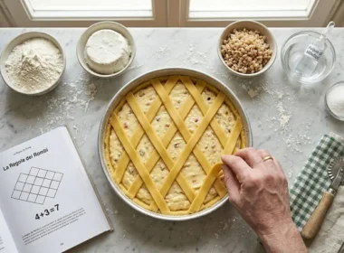 pastiera in preparazione