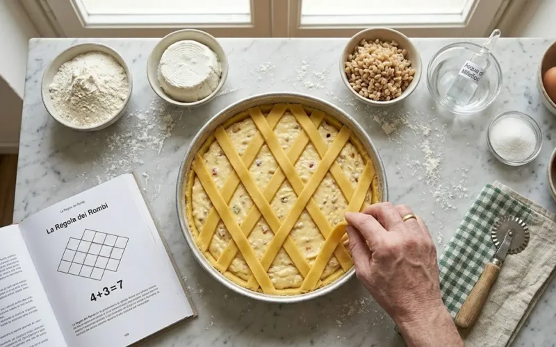 pastiera in preparazione